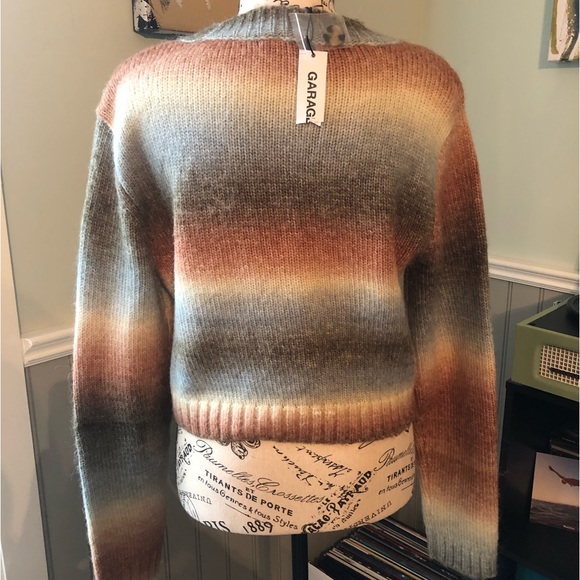 Garage cropped cardigan sunset - Picture 2 of 4